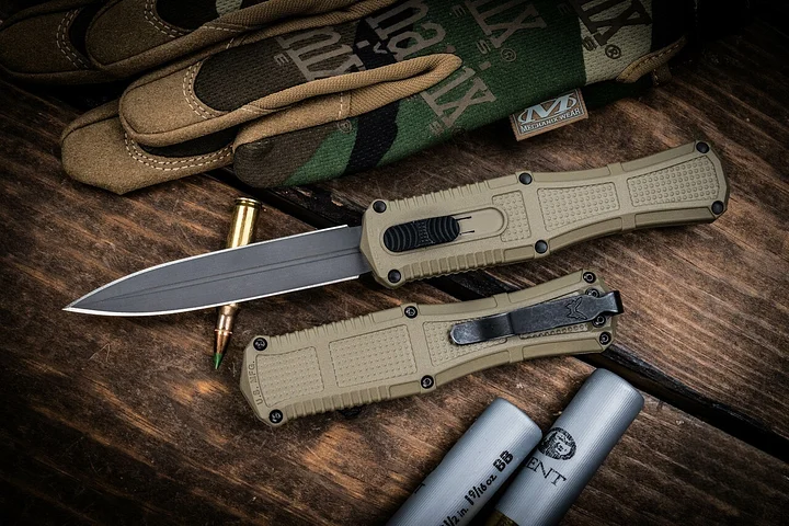 🔥3370 OTF Outdoor knife Automatic knife Self-defense knife