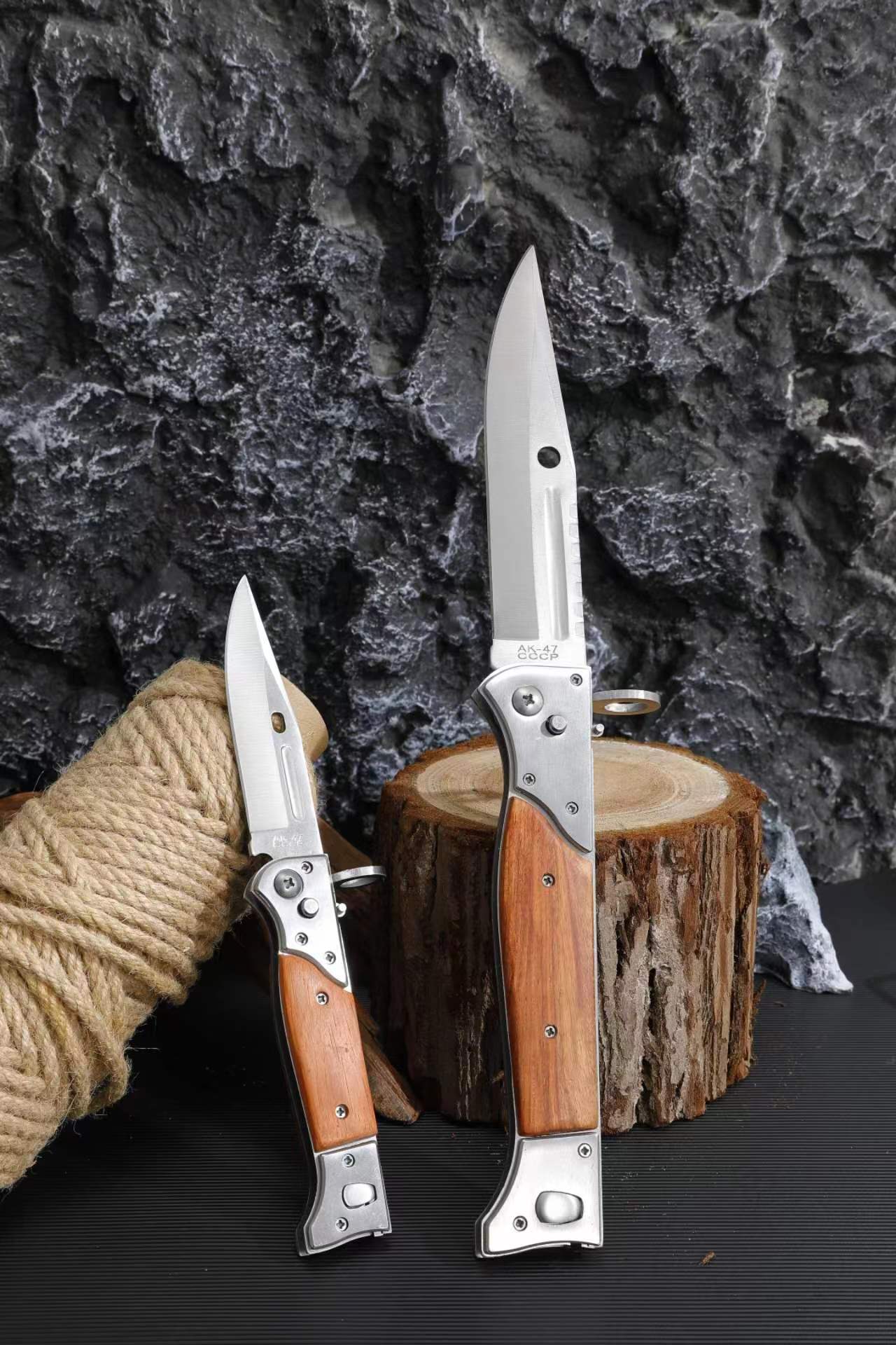 AK Automatic Folding Cooking Knife (Newly upgraded M390 steel blade) (Extended version)